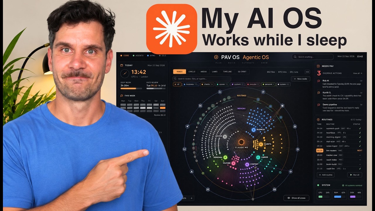 Turn Claude Code Into Your AI Operating System: Pav's YouTube walkthrough